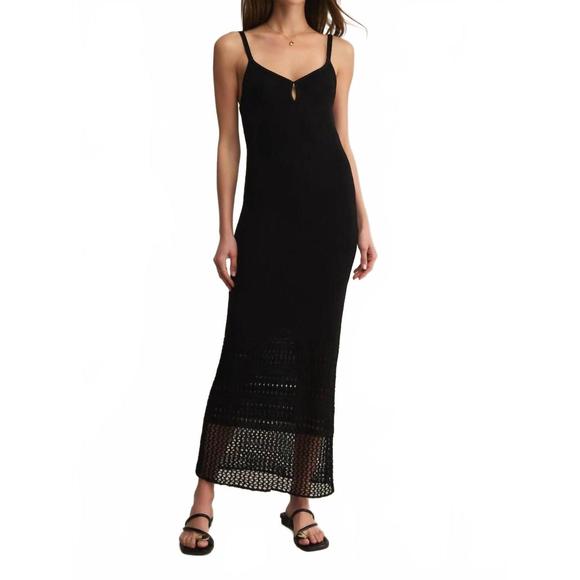 NEW Z SUPPLY callahan maxi dress in black - Picture 1 of 3